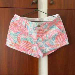 Lilly Pulitzer nautical crab shorts
